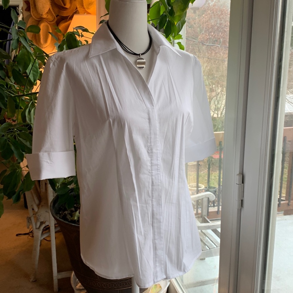 SO White Top Blouse Sz XL Jrs. NWT